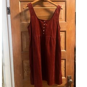 Wishlist corduroy sleeveless dress / size M